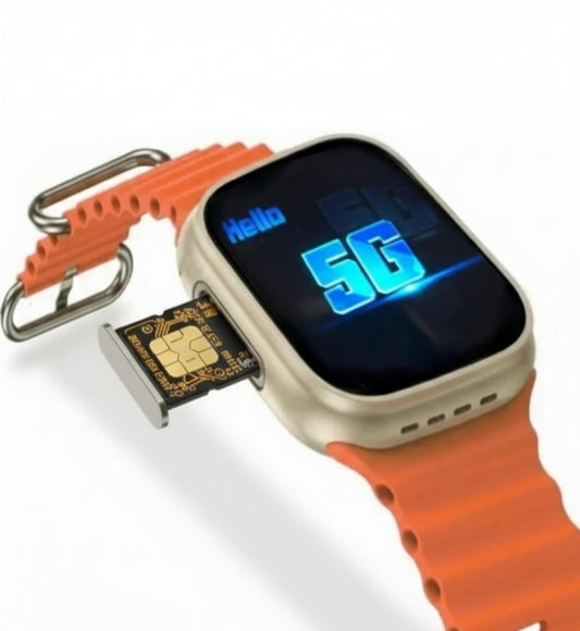 5G Smart Watch with SIM Card Slot - GPS, Fitness Tracker, and HD Display