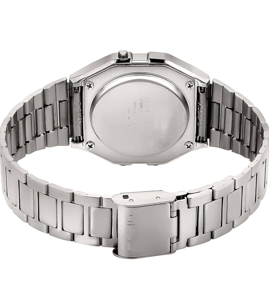 Casio Vintage A168WA-1 Electro-Luminescence Digital Watch - Classic Stainless Steel