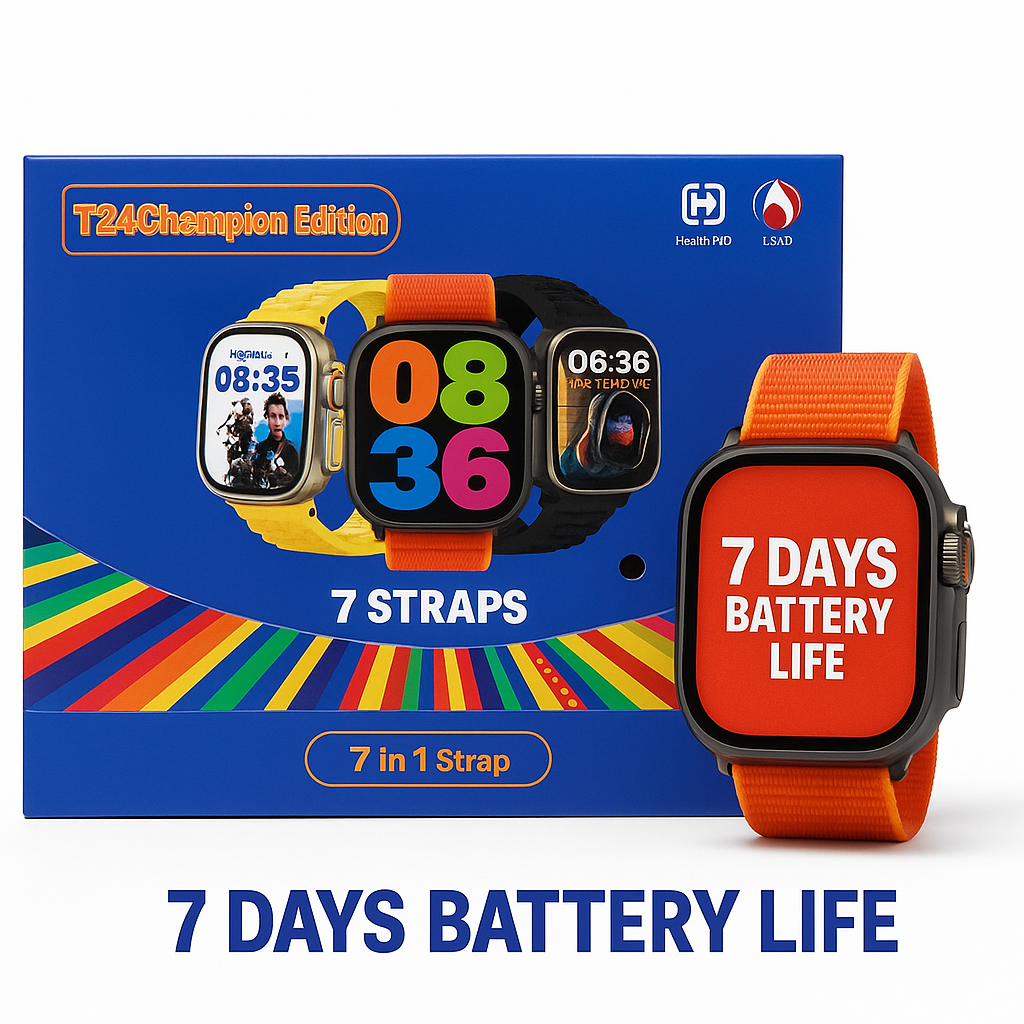 T24 Ultra Smart Watch – The Ultimate All-in-One Student-Friendly Smartwatch for Fitness, Study, Productivity, and Everyday Life