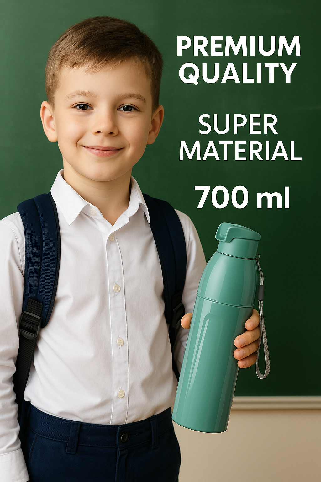 Premium Quality Insulated Water Bottle | Super Durable Material | Leak-Proof, BPA-Free, Travel-Friendly Flask for Hot & Cold Beverages – Perfect for School, Office, Gym & Outdoor Use