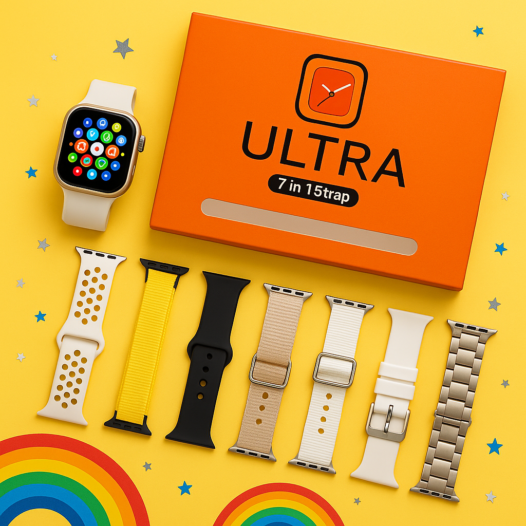 7 in 1 Ultra smart watch for men and women|| Unisex and kids